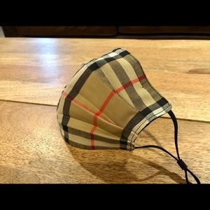 Repurposed Authentic Burberry Face Mask